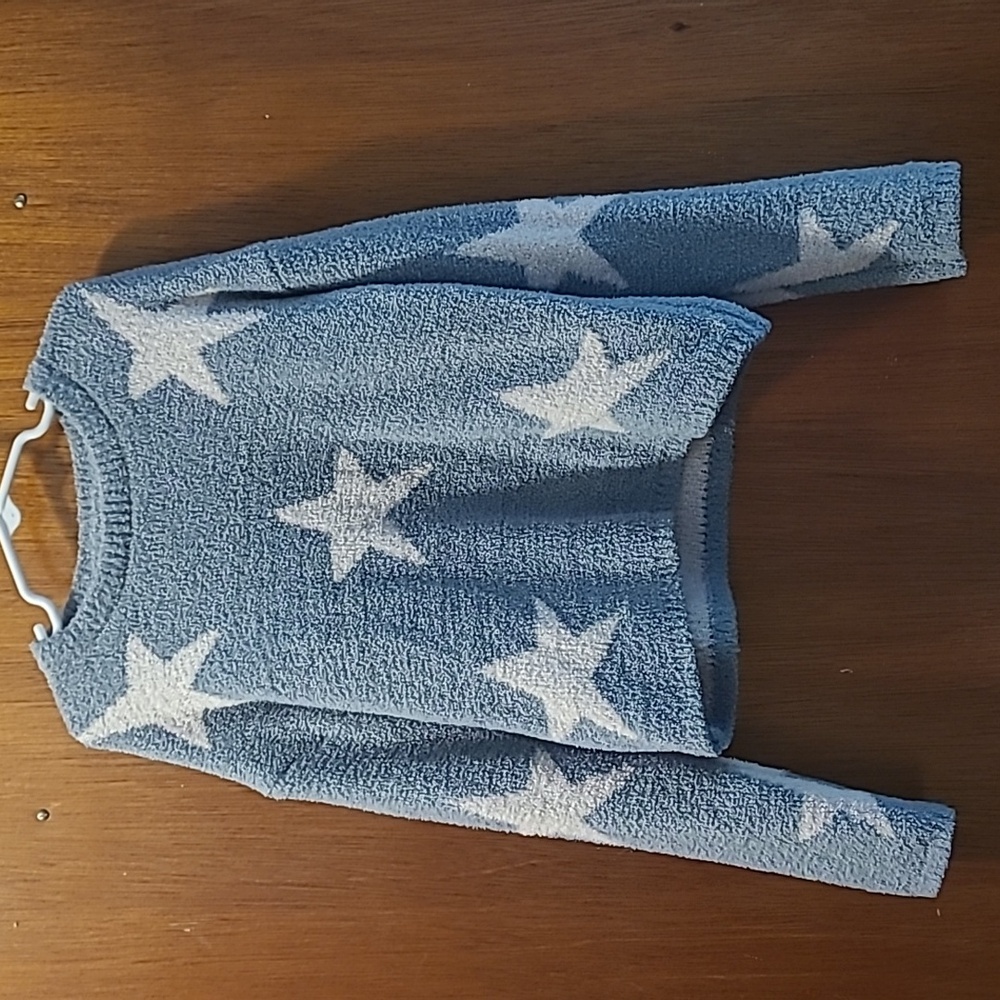 Fuzzy Star Sweater